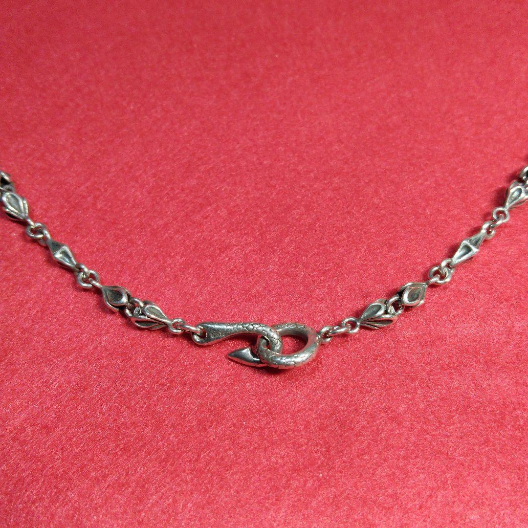 SILVERブラッディマリーネックレスチェーン　タイニーボーンベビーマーメイド