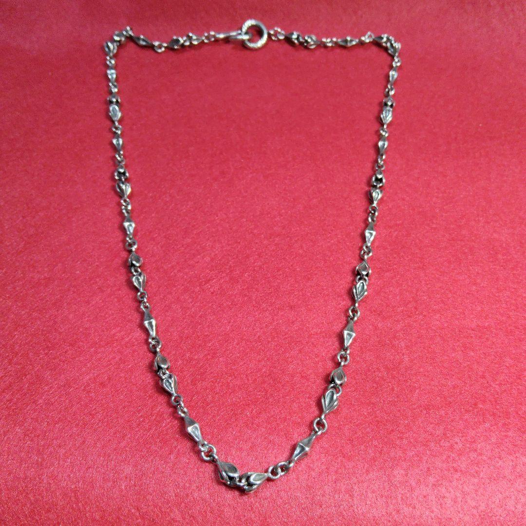 SILVERブラッディマリーネックレスチェーン　タイニーボーンベビーマーメイド