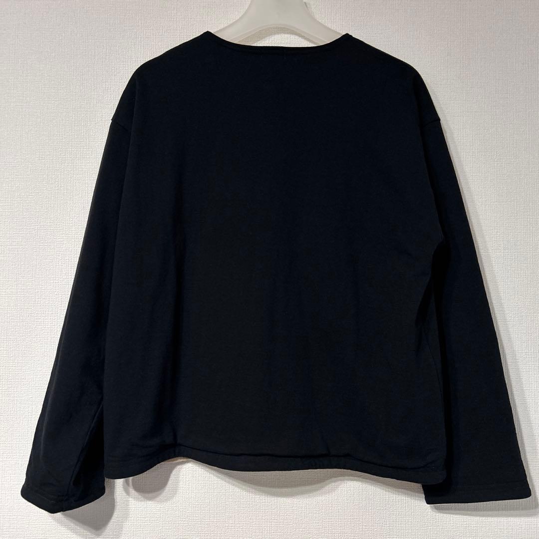 【美品】ORCIVAL / オーシバル / クルーネックカーディガン　ブラック