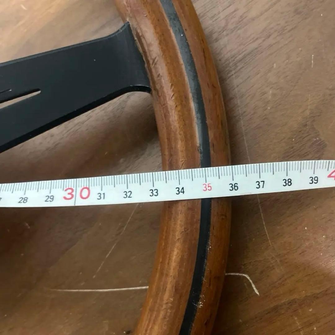 当時物 NARDI クラシック ウッドステアリング 36φイタリア製 ボス付