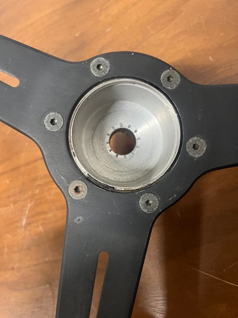 当時物 NARDI クラシック ウッドステアリング 36φイタリア製 ボス付