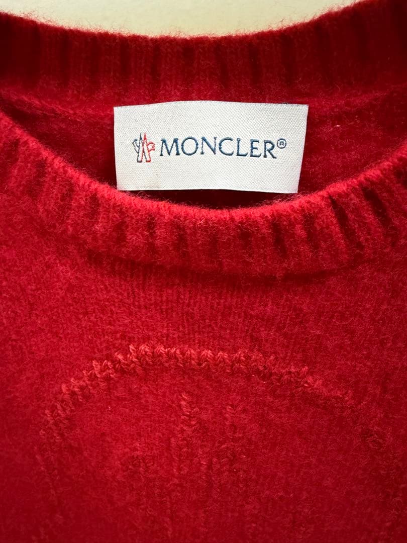 MONCLER モンクレール ロゴ刺繍 ニットワンピース　120cm
