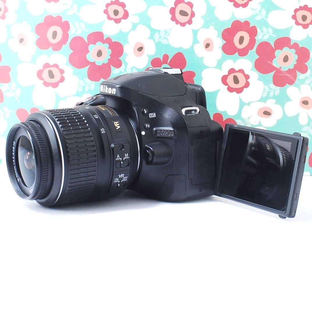 ❤超高画質2416万画素❤スマホ転送❤Nikon D5200❤動画OK❤