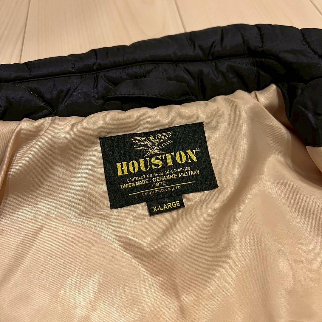 HOUSTON キルティング ベトジャン スーベニアジャケット 中綿 古着