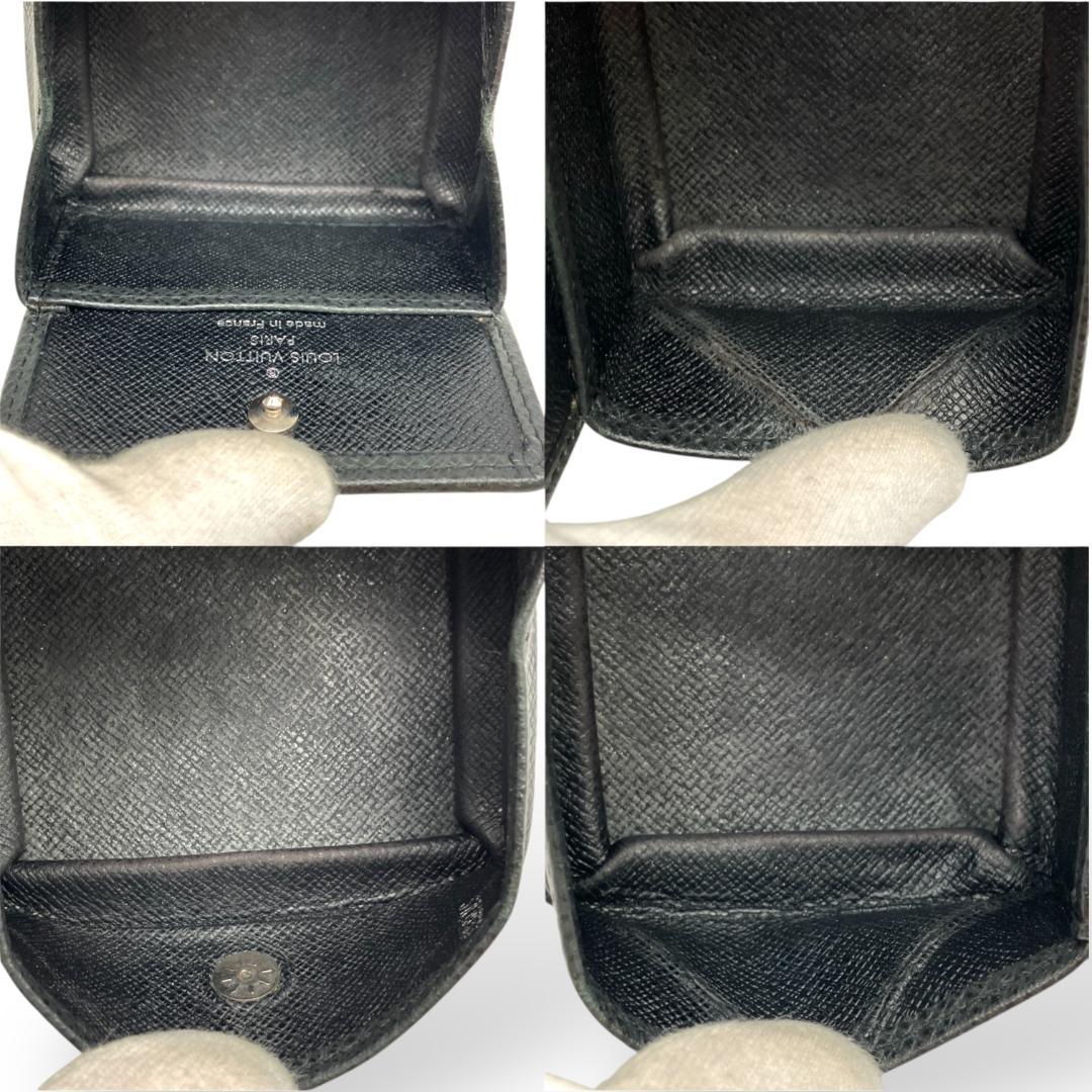 ルイヴィトン タイガ ケース ポルト モネ ボワット 小銭入れ ブラック