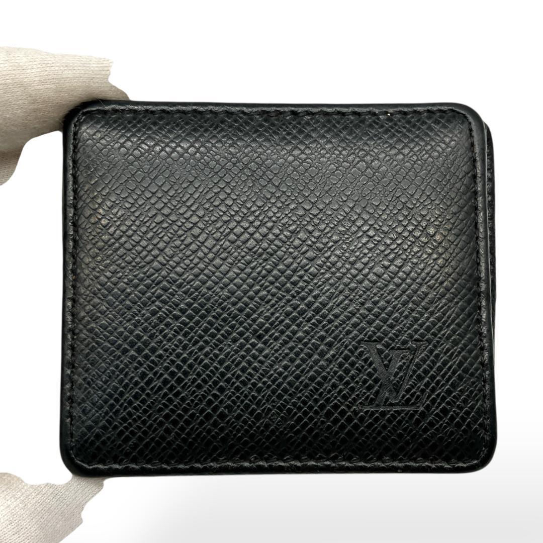 ルイヴィトン タイガ ケース ポルト モネ ボワット 小銭入れ ブラック