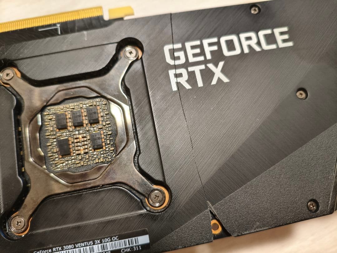 MSI RTX 3080 VENTUS 3X 10G OC 本体ジャンク