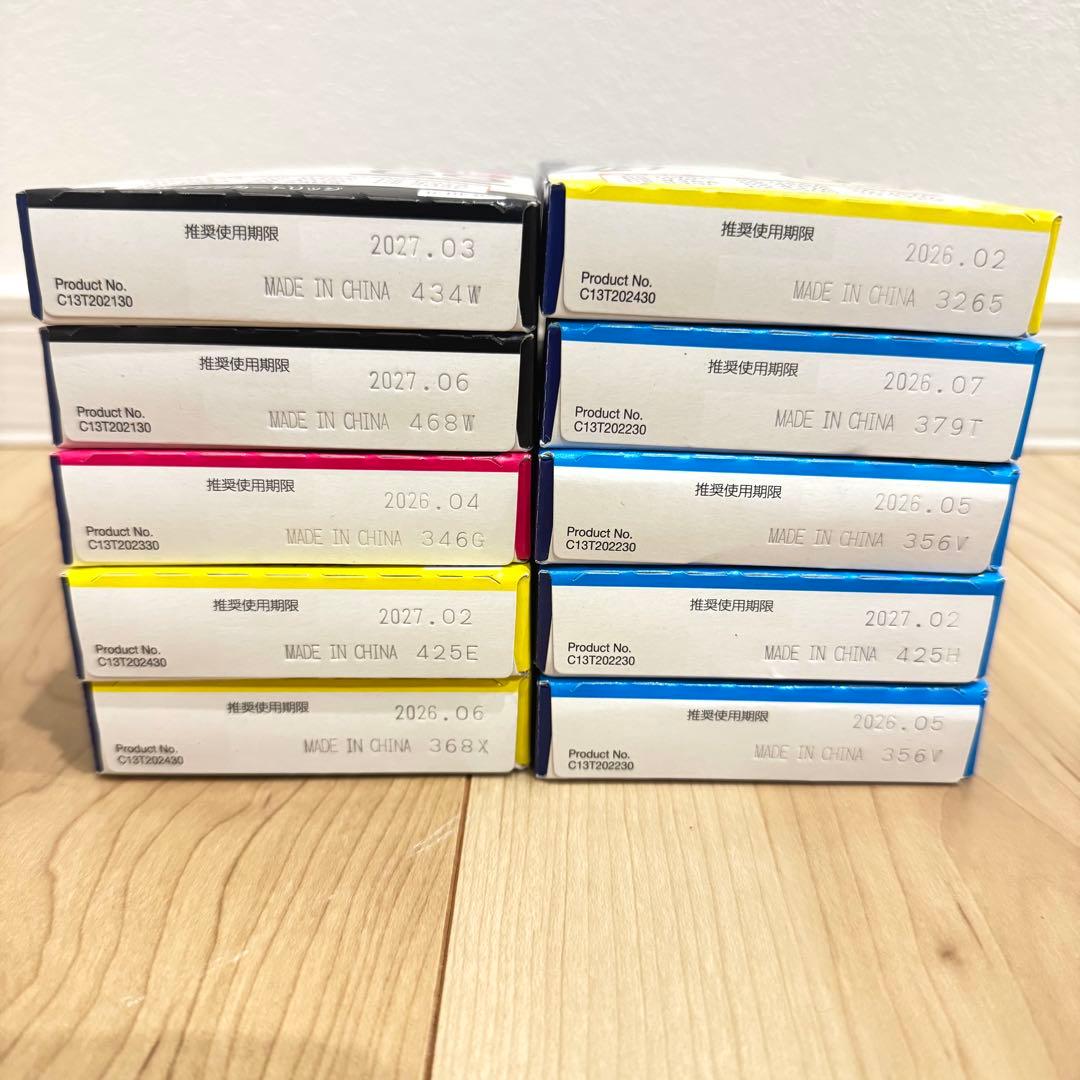 【新品】　EPSON エプソン　純正インク　砂時計　10個セット