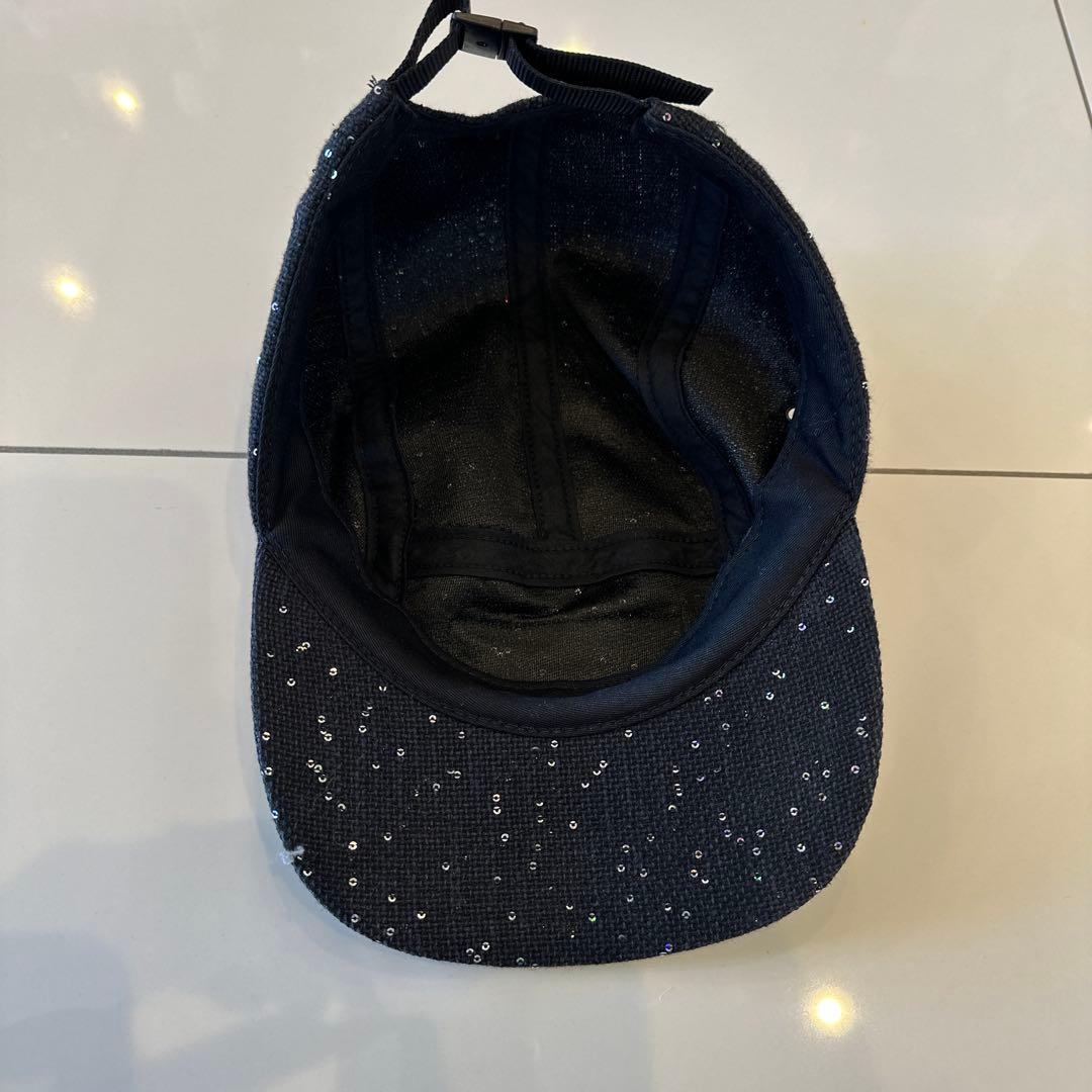 シュプリーム Supreme Sequins Camp Cap スパンコール