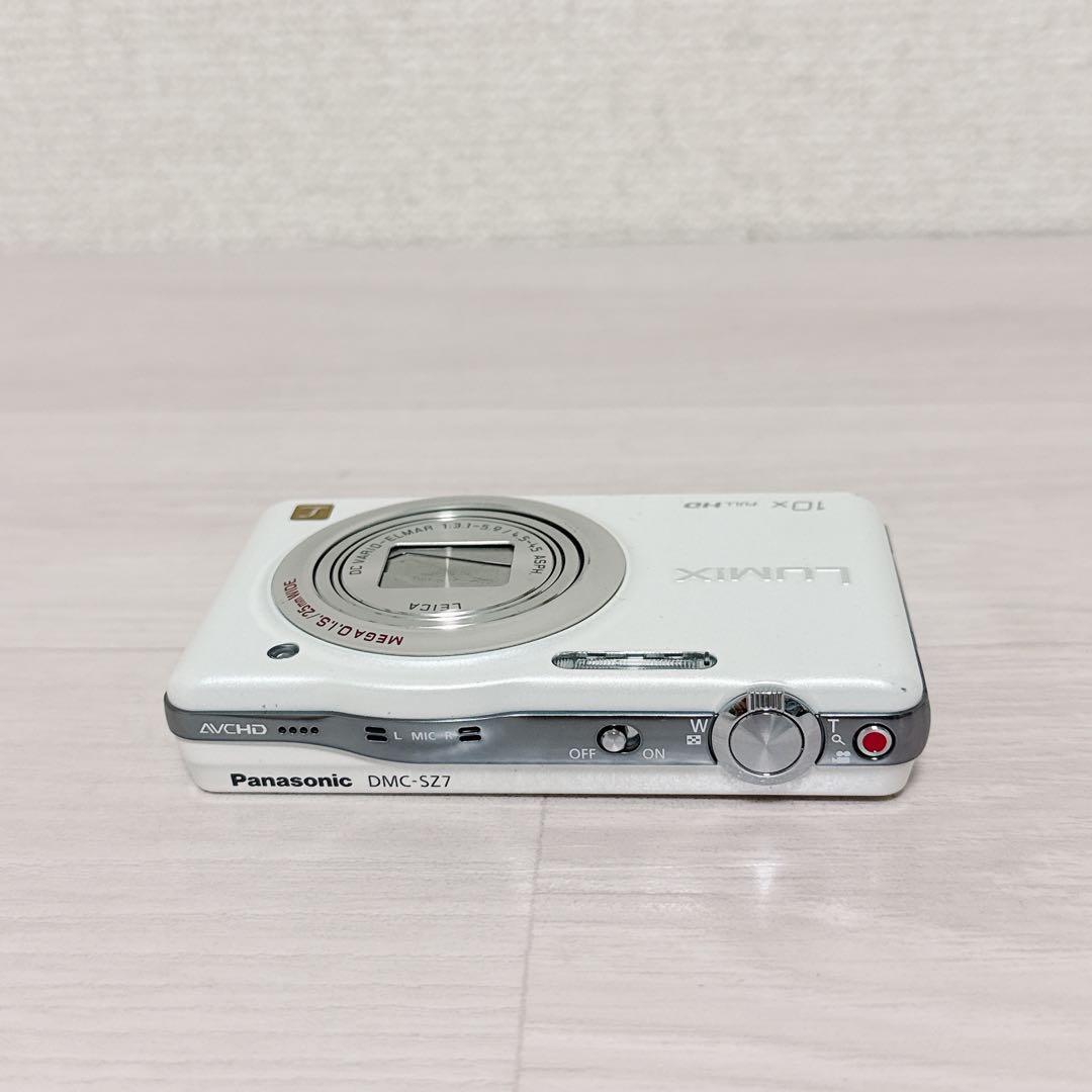 2325【美品】Panasonic LUMIX DMC-SZ7 ホワイト