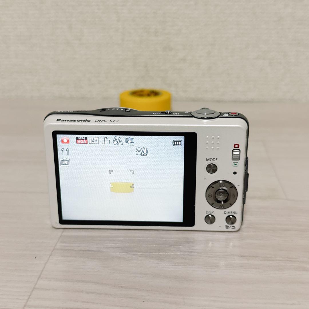 2325【美品】Panasonic LUMIX DMC-SZ7 ホワイト