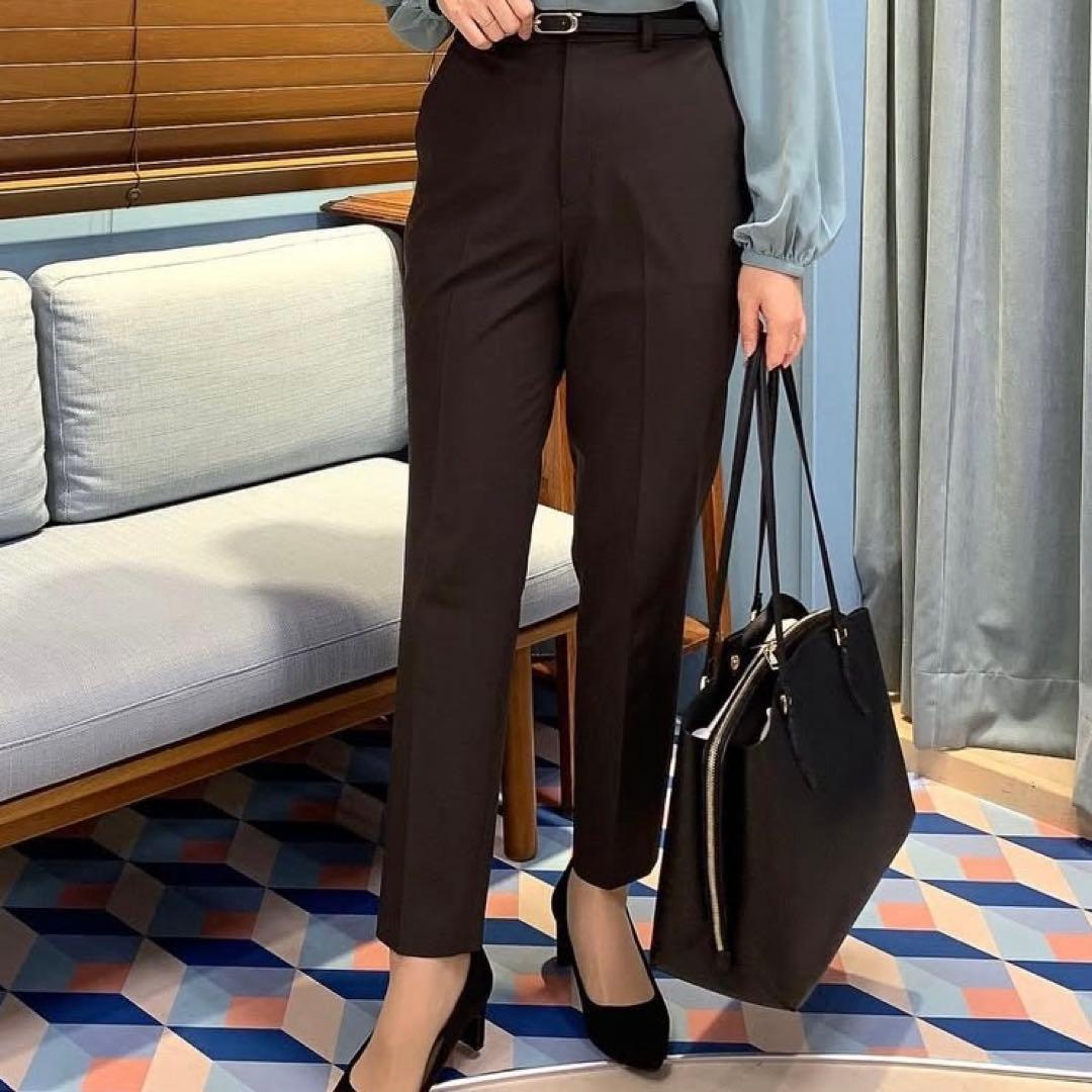 AOKI アオキ　レディース　スーツ　ノーカラー　クロップド　オフィカジ