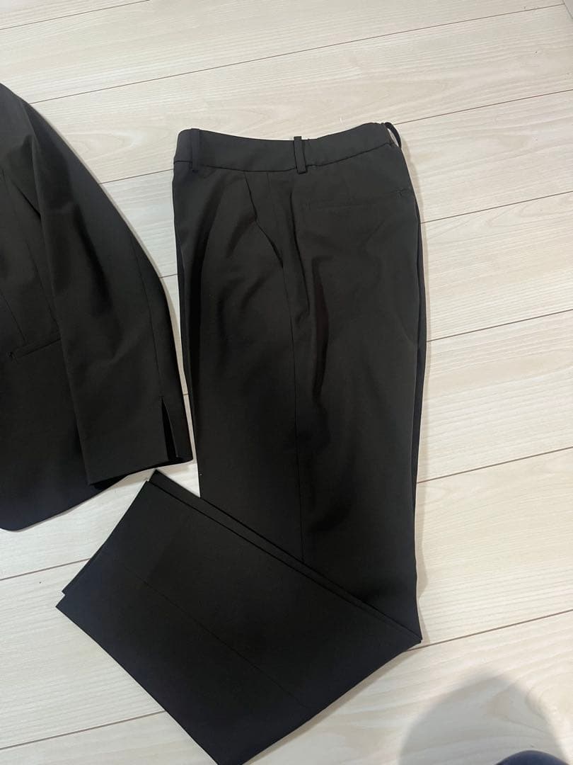 AOKI アオキ　レディース　スーツ　ノーカラー　クロップド　オフィカジ