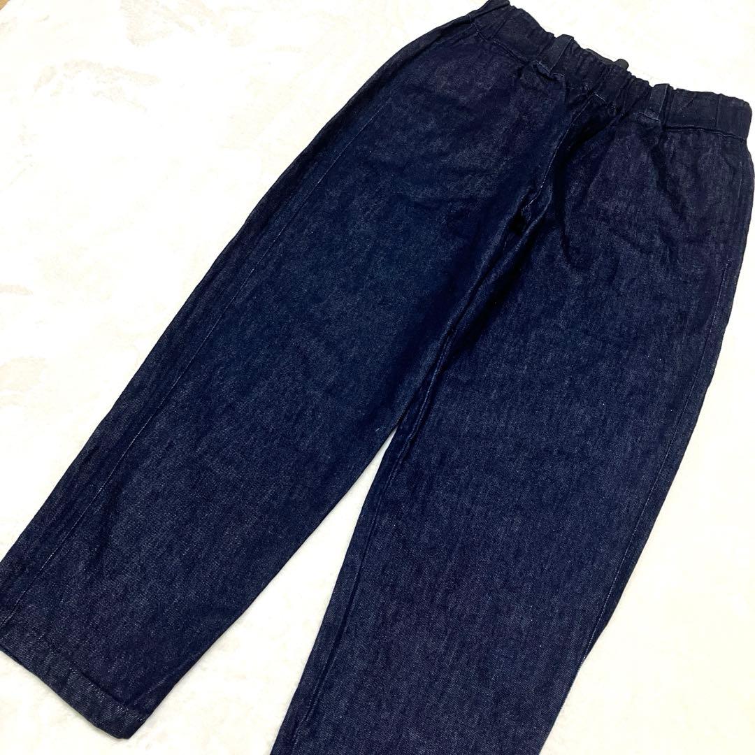 美品❣️ eternite de soi-e コットン リネンデニムパンツ 綿・麻