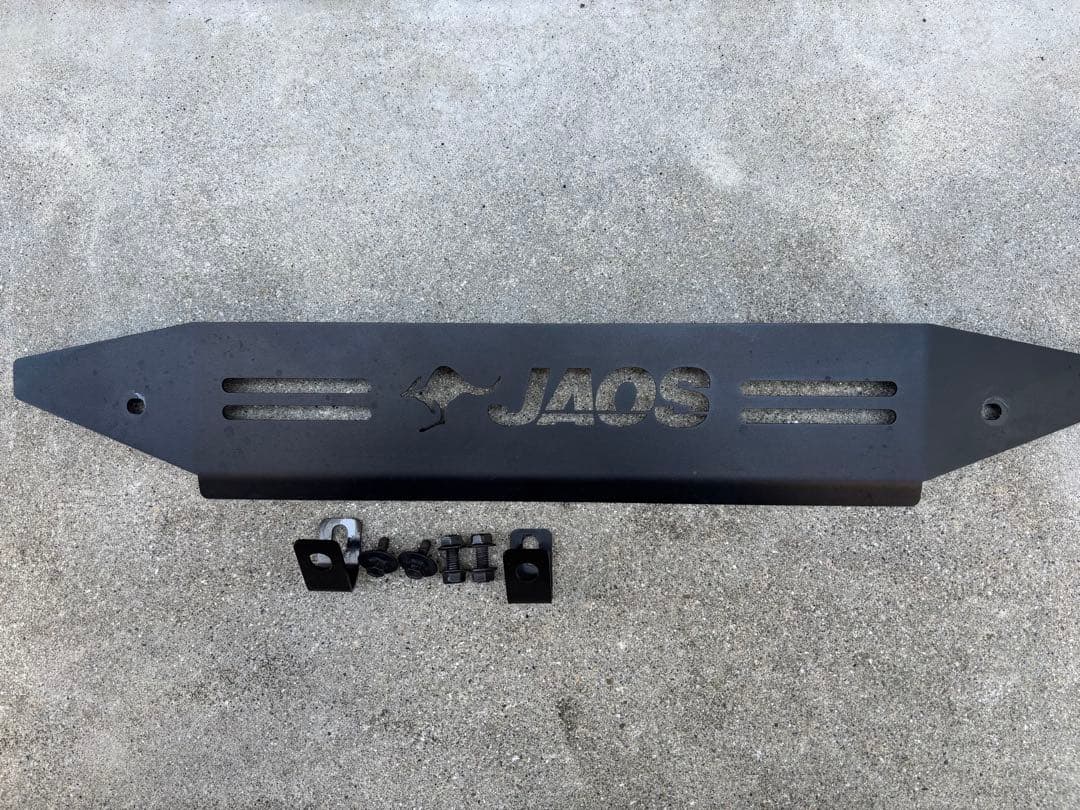 JAOS リアスキッドプレート ブラック