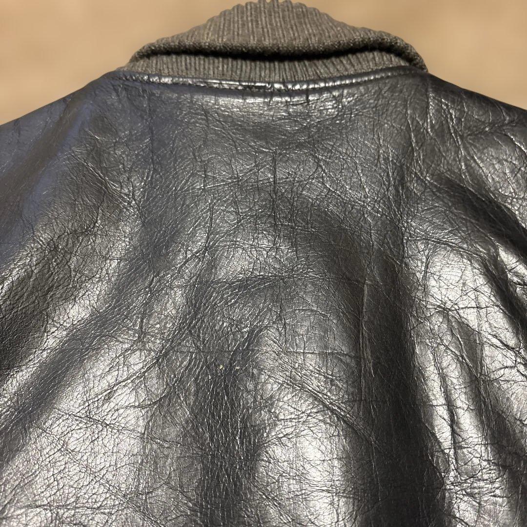 カ*シ様 ジャンク品　36inch ウエストライド　レザーベスト