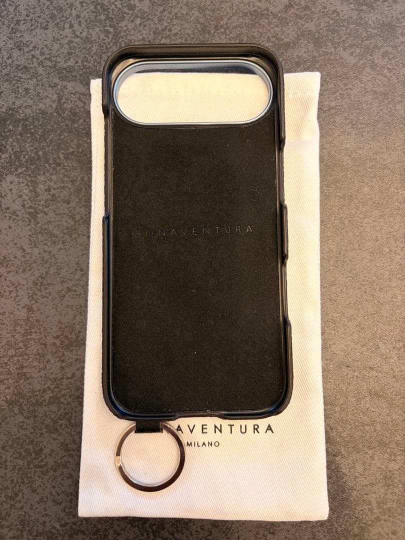 BONAVENTURA iPhone Airケース　ハンドル付きシュリンクレザー