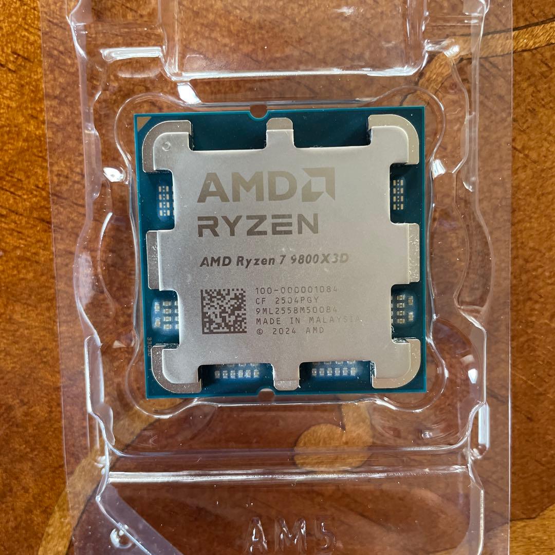 Ryzen 7 9800X3D AMD 動作品