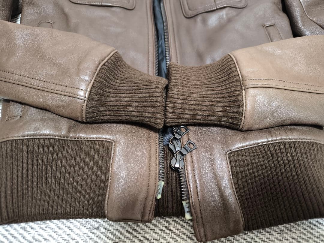 定価10万以上LITHIU HOMMEレザーライダースジャケットA2リチウムオム