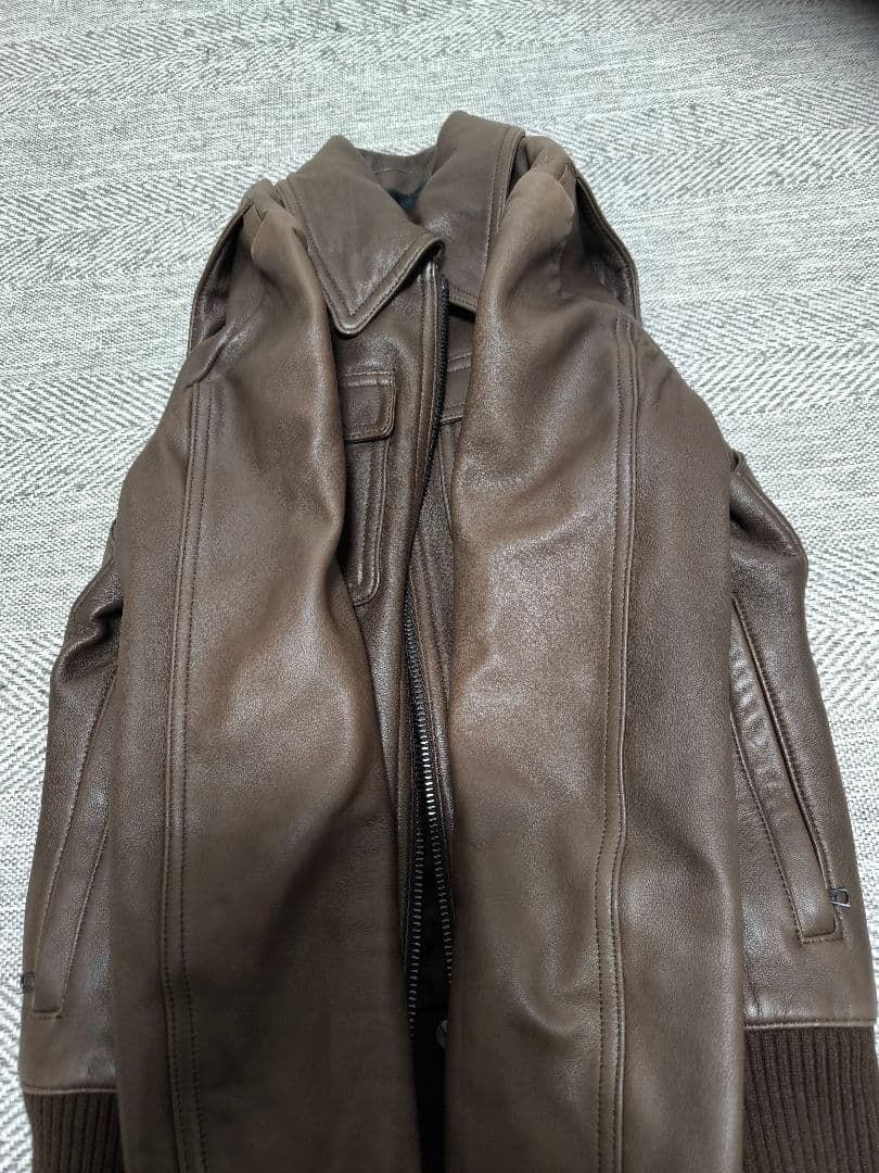 定価10万以上LITHIU HOMMEレザーライダースジャケットA2リチウムオム