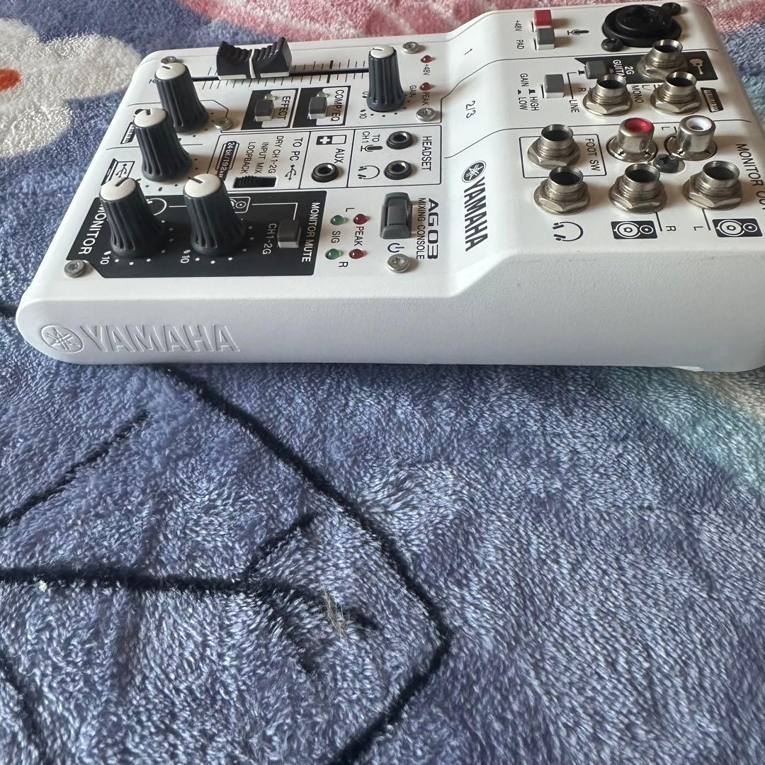 【ほぼ未使用】ヤマハ YAMAHA 　ウェブキャスティングミキサー　AG03