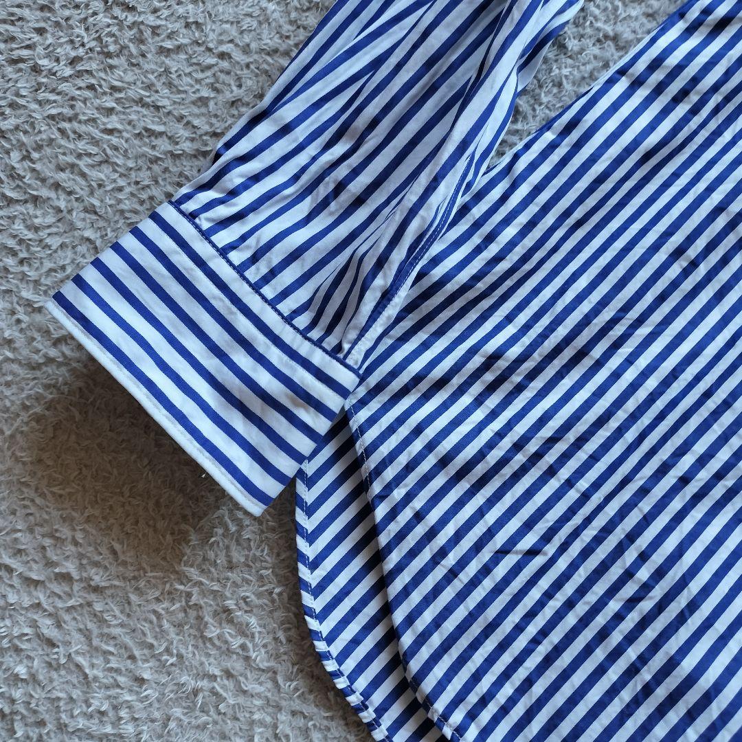 試着のみプレイコムデギャルソン青山限定　ストライプシャツL play comme