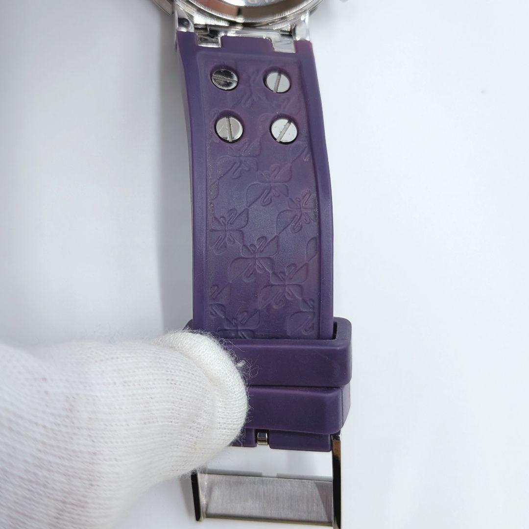 SWAROVSKI オクテア パープル クロノグラフ 腕時計 スワロフスキー