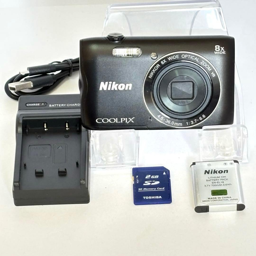 Nikon coolpix A300 ニコン　コンデジ　SDカード付【2GB】