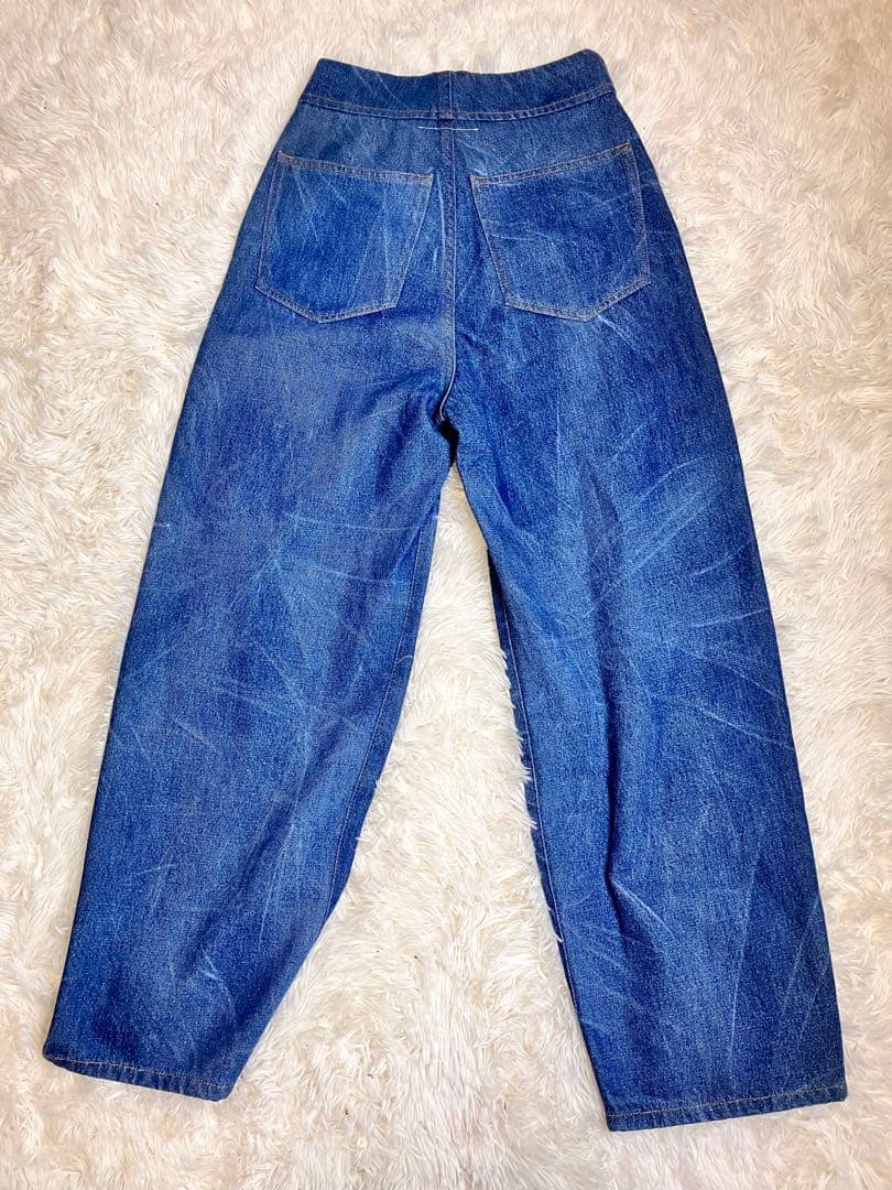 【未使用タグ】最終SALE MM6 メゾンマルジェラ バルーンワイドデニム　40