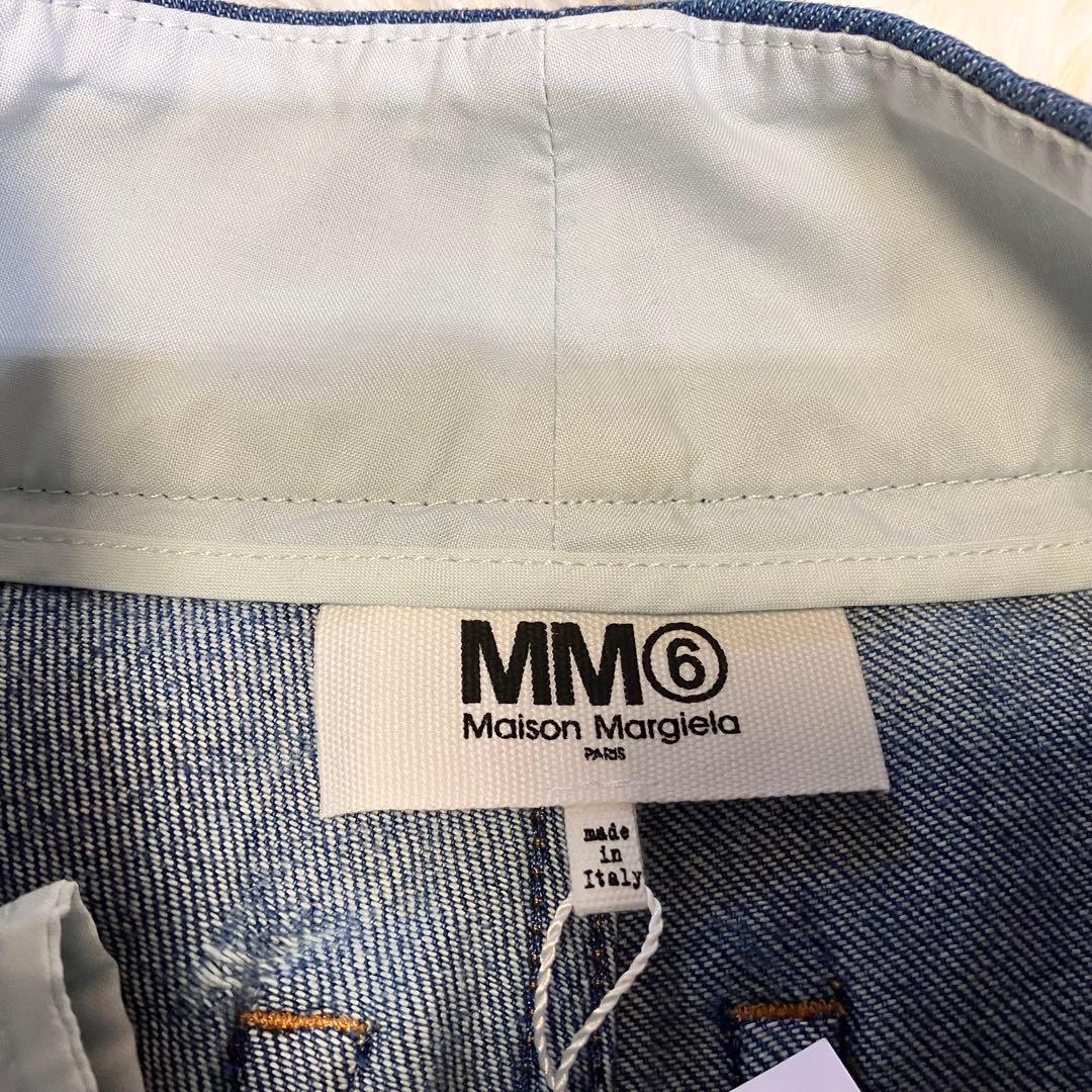 【未使用タグ】最終SALE MM6 メゾンマルジェラ バルーンワイドデニム　40
