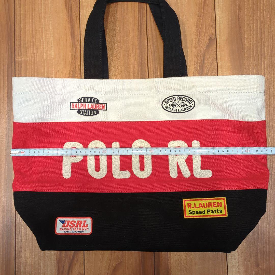 ポロラルフローレン　トートバッグ 赤/黒/白