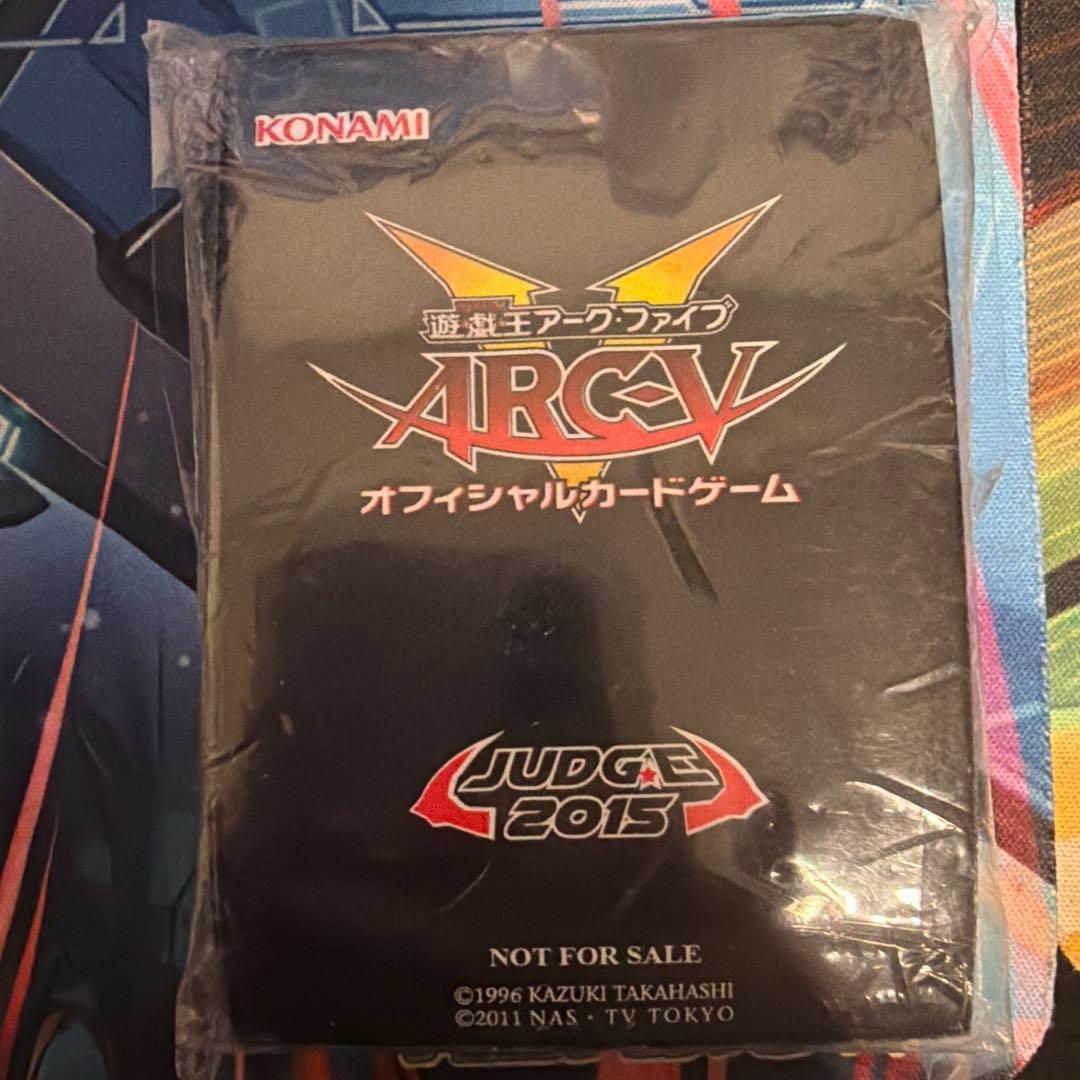 遊戯王アークファイブ　judge 2015 公式スリーブ judge