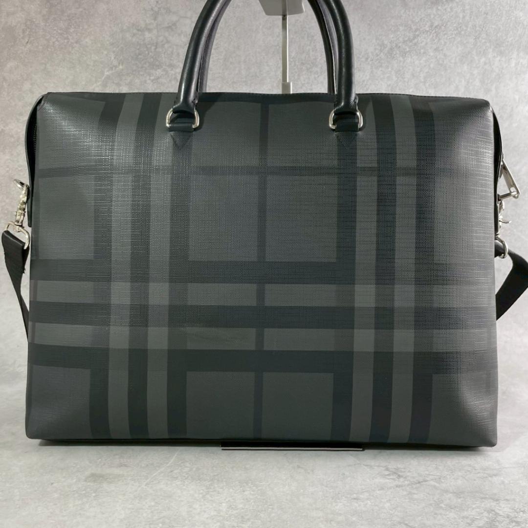 美品✨ BURBERRY チェック柄 2way ブリーフケース ビジネスバッグ