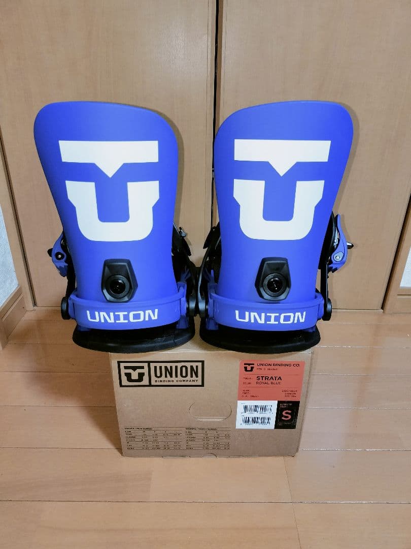 【最終価格】UNION STRATA ビンディング Sサイズ ロイヤルブルー