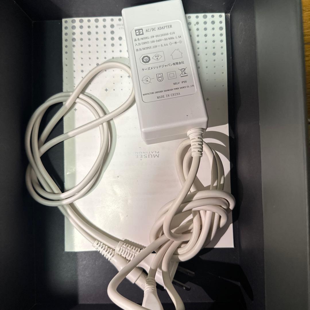 MUSÉE PLATINUM 脱毛器 本体と付属品