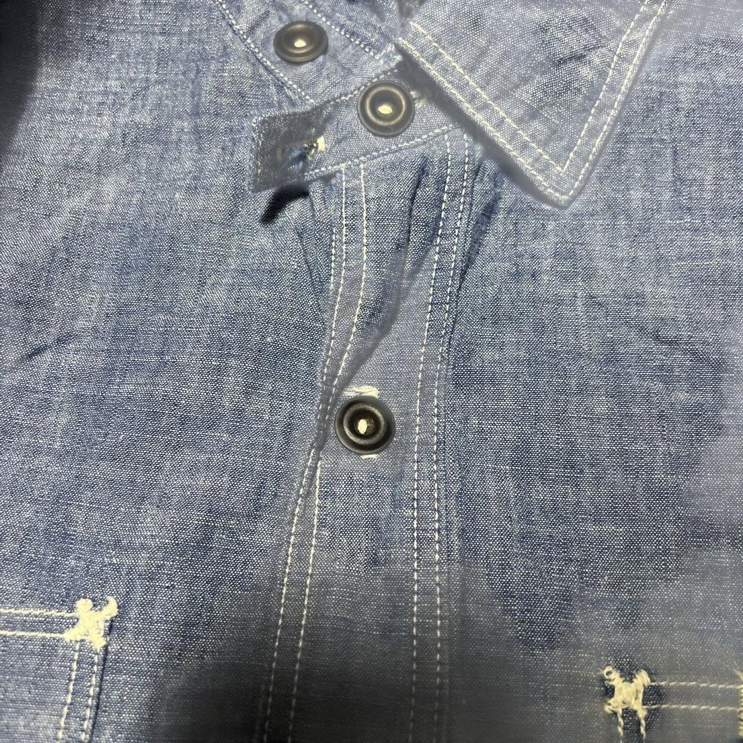 O*0様 UNIONSPECIALOVERALLS シャンブレー　シャツ