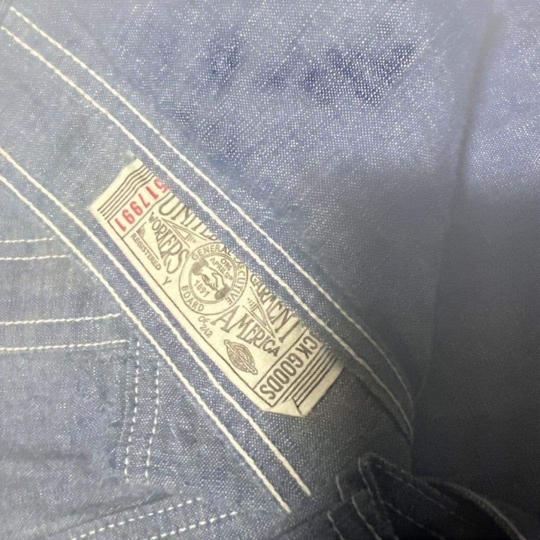 O*0様 UNIONSPECIALOVERALLS シャンブレー　シャツ