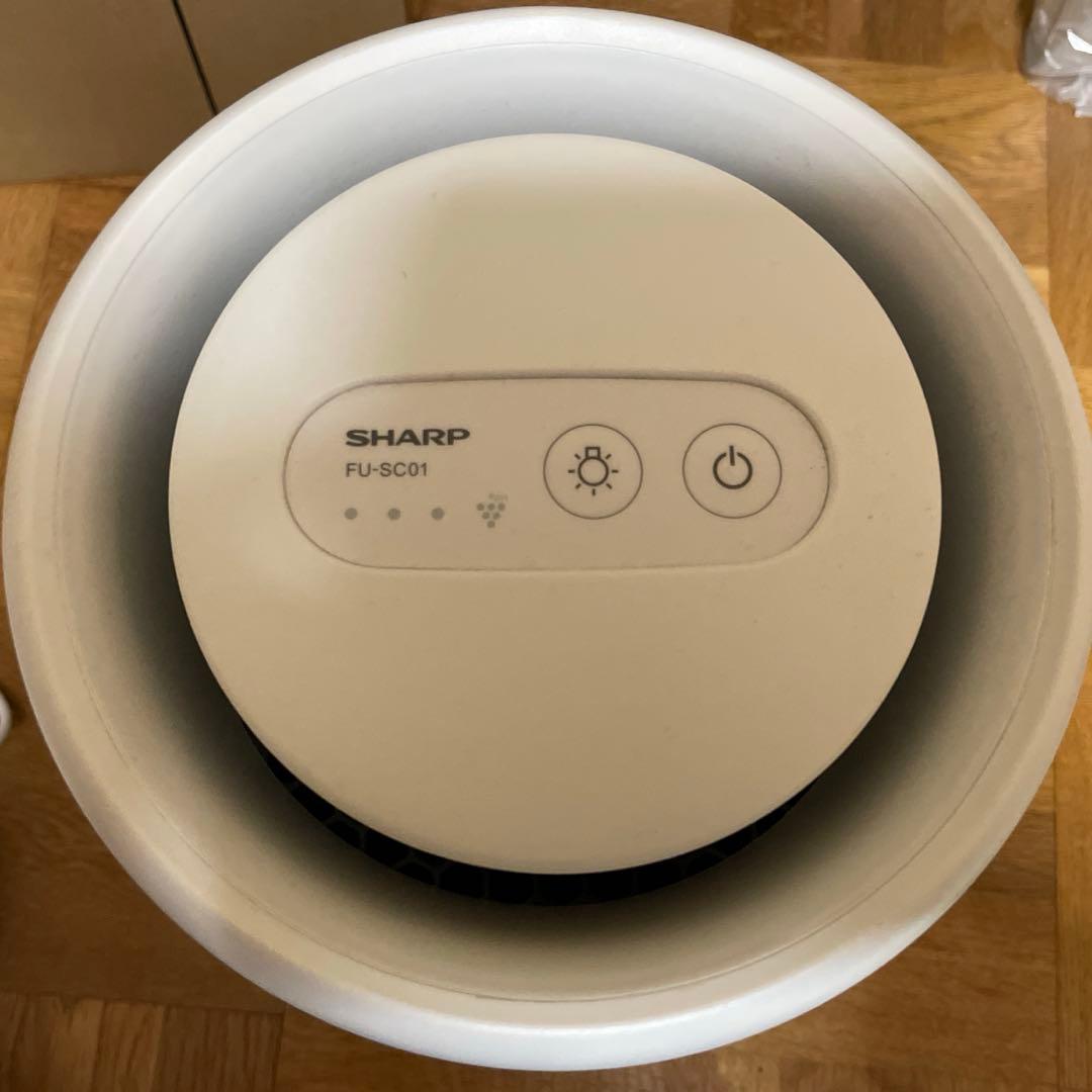 【美品】シャープ 空気清浄機 FU-SC01-W プラズマクラスター7000