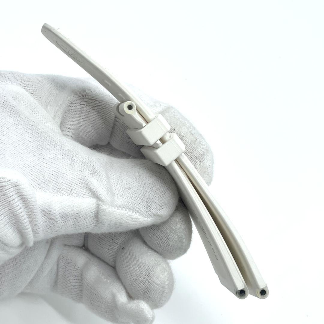 Bell & Ross　BR01,BR03用 ラバーベルト　24mm　ホワイト