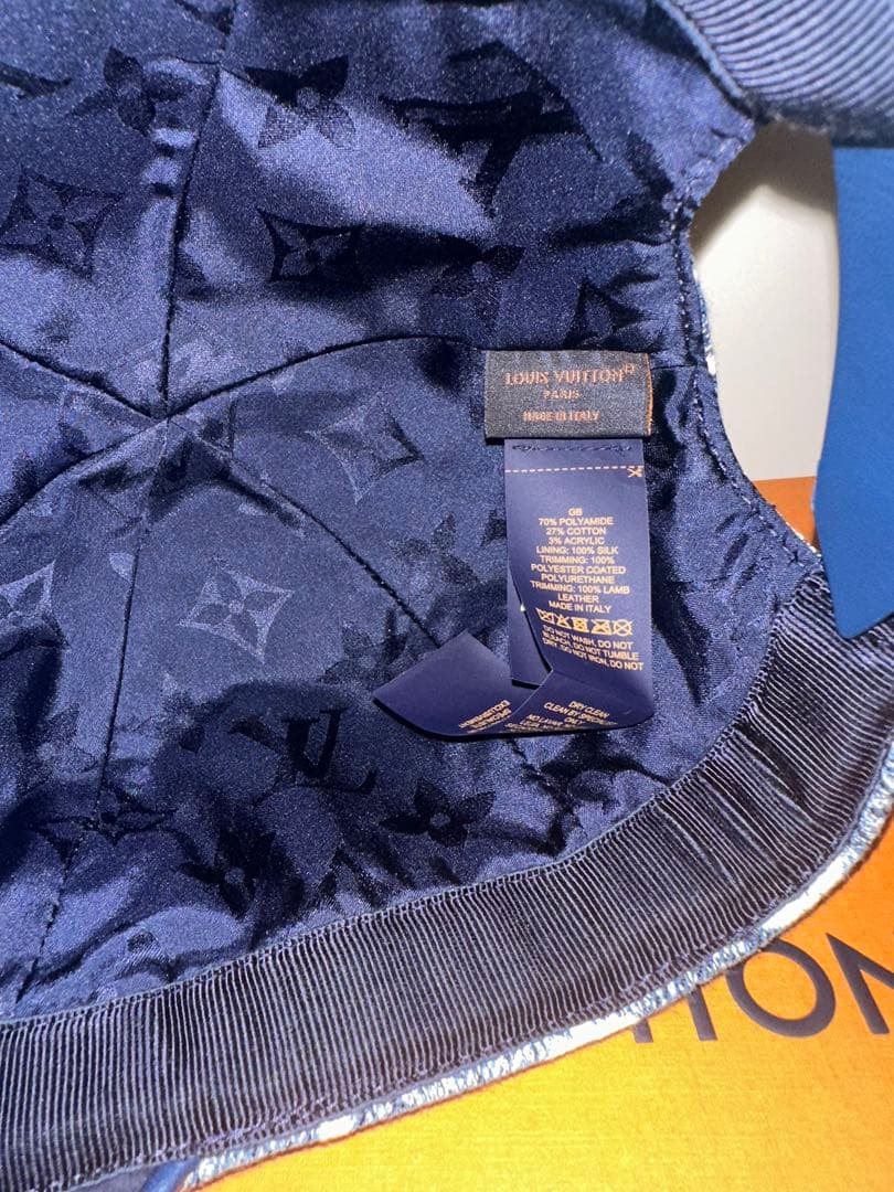 Louis Vuitton デニム柄 ベースボールキャップ