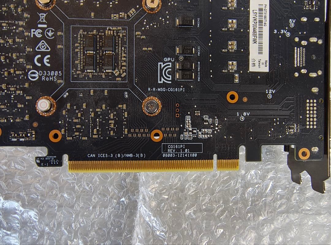 ASUS GeForce GTX 1660 Ti 6GB GDDR6稼働品