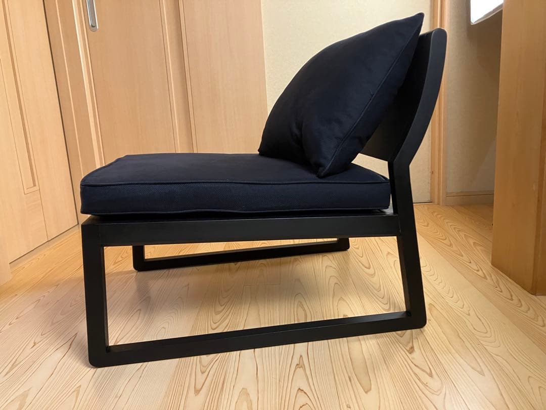 Yoshi　カッシーナ　イクスシー　ラウンジソファ　ブラック　木製