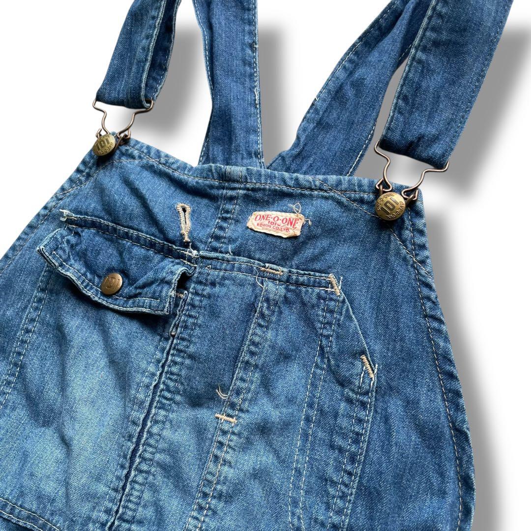 ONE-0-ONE ローバック デニム オーバーオール size 34