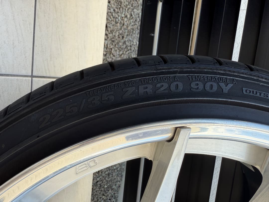 Deep Blue 鍛造 BCフォージド 20インチ タイヤホイールセット