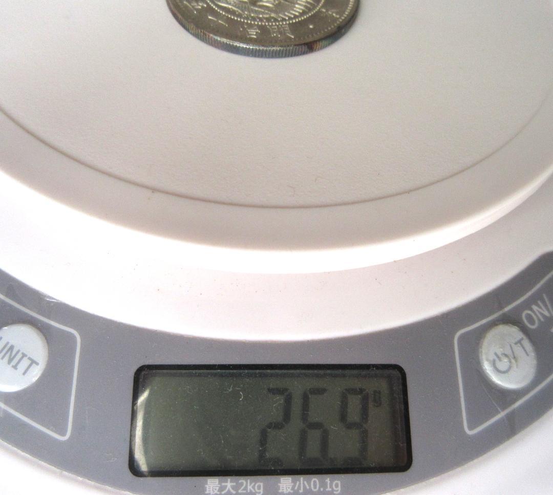 新一圓銀貨（大型）明治15年