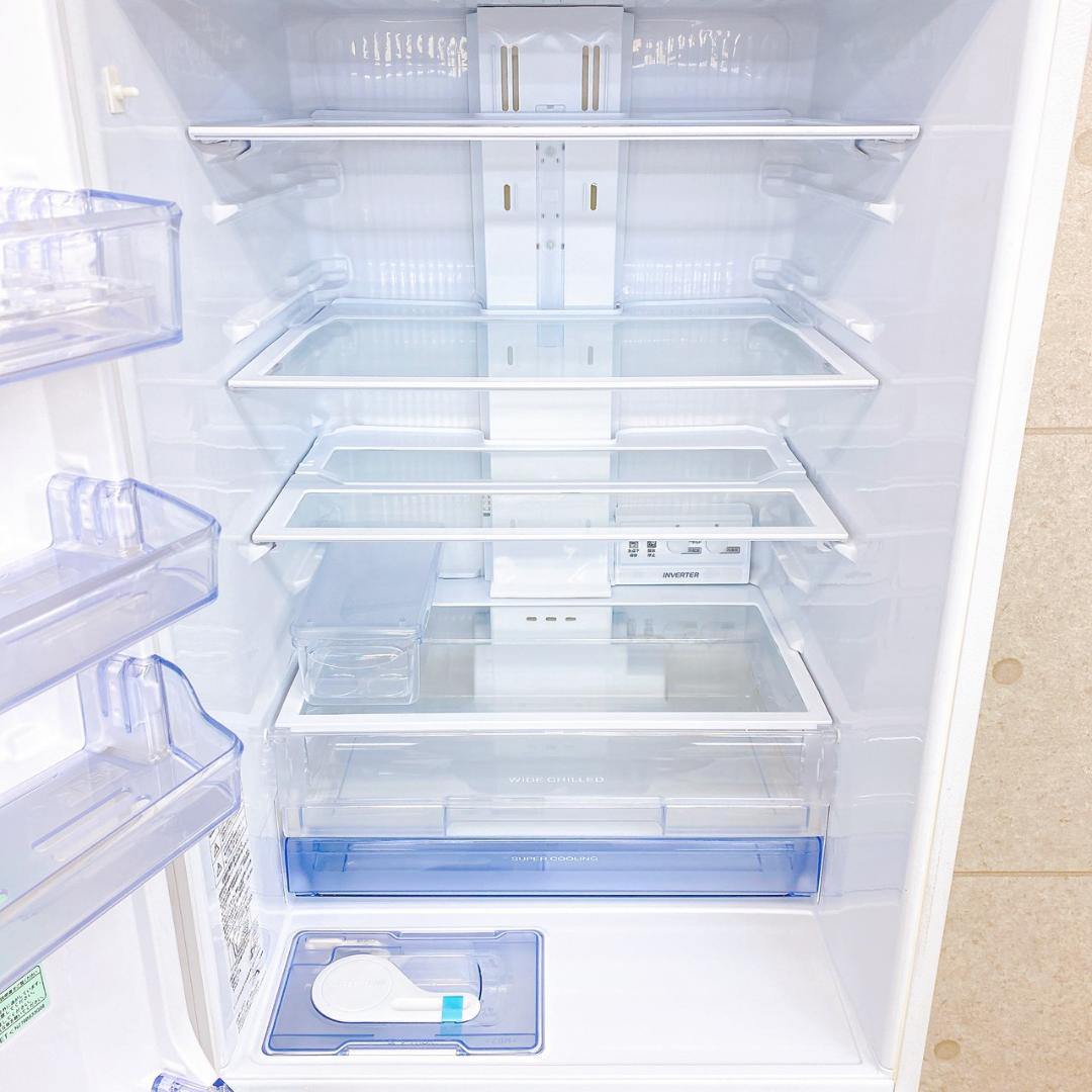 2023年製 三菱 365L 冷蔵庫 MR-CX37JL-W 3ドア 左開き