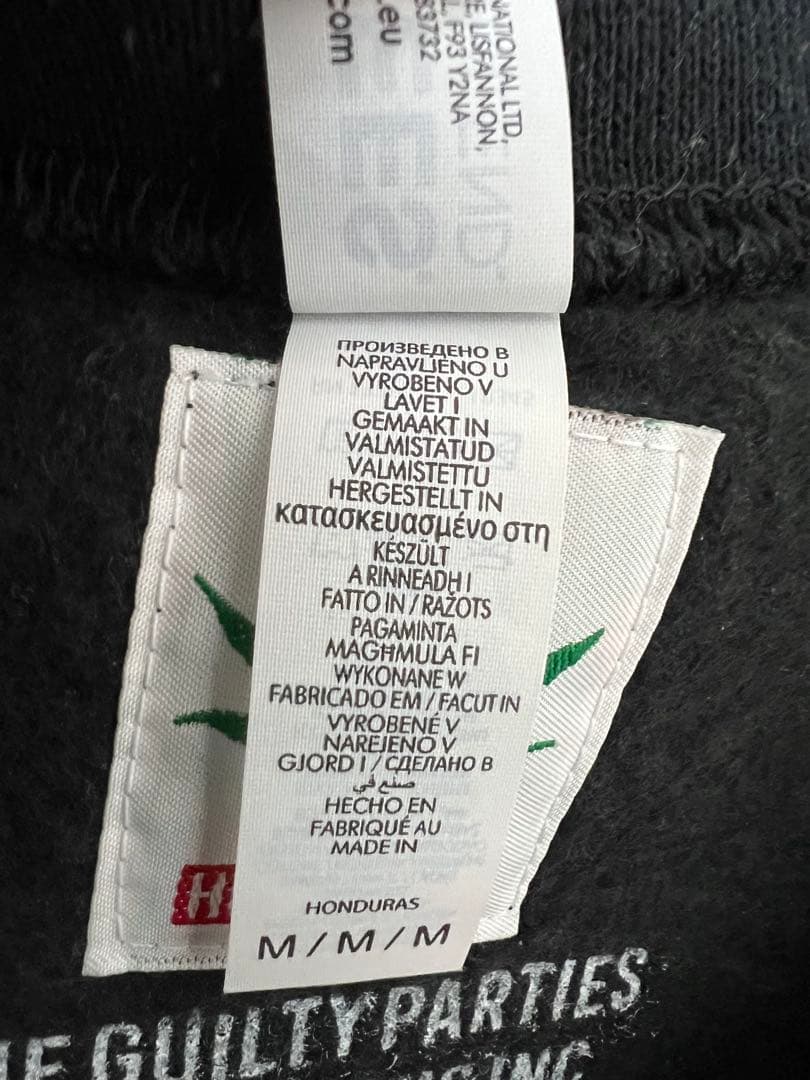 24SS ワコマリア ×HIGHTIMES スウェット ブラック size:M