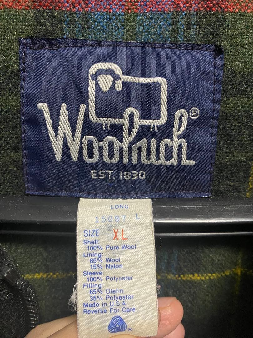 80s WOOLRICH USA製 ウール ブルゾン ハリントン