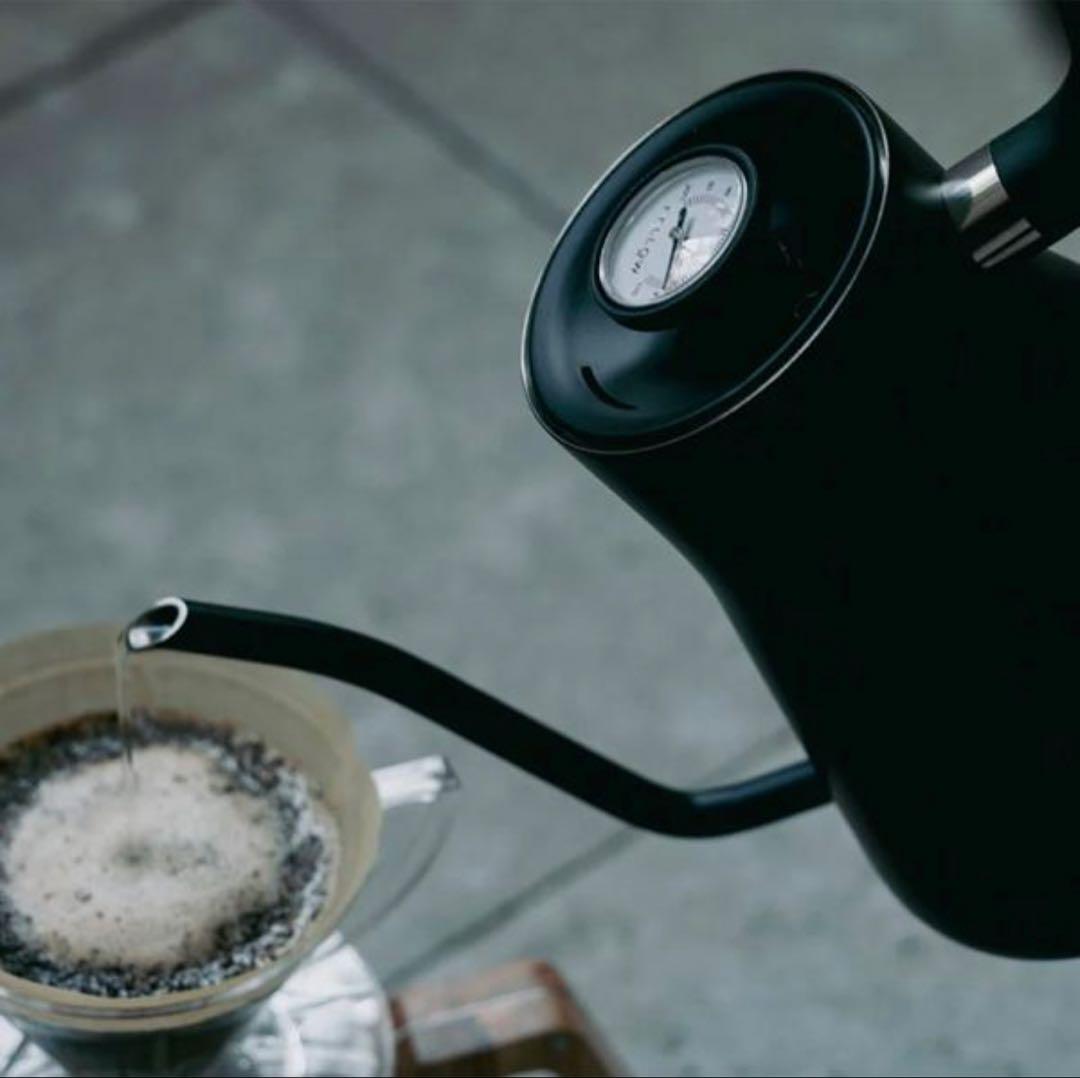 【美品】FELLOW フェロー ケトル Stagg 温度計付き ブラック