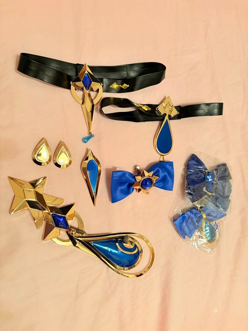 原神　黒フリーナ ウーシア　コスプレ衣装　次元依製Lサイズ